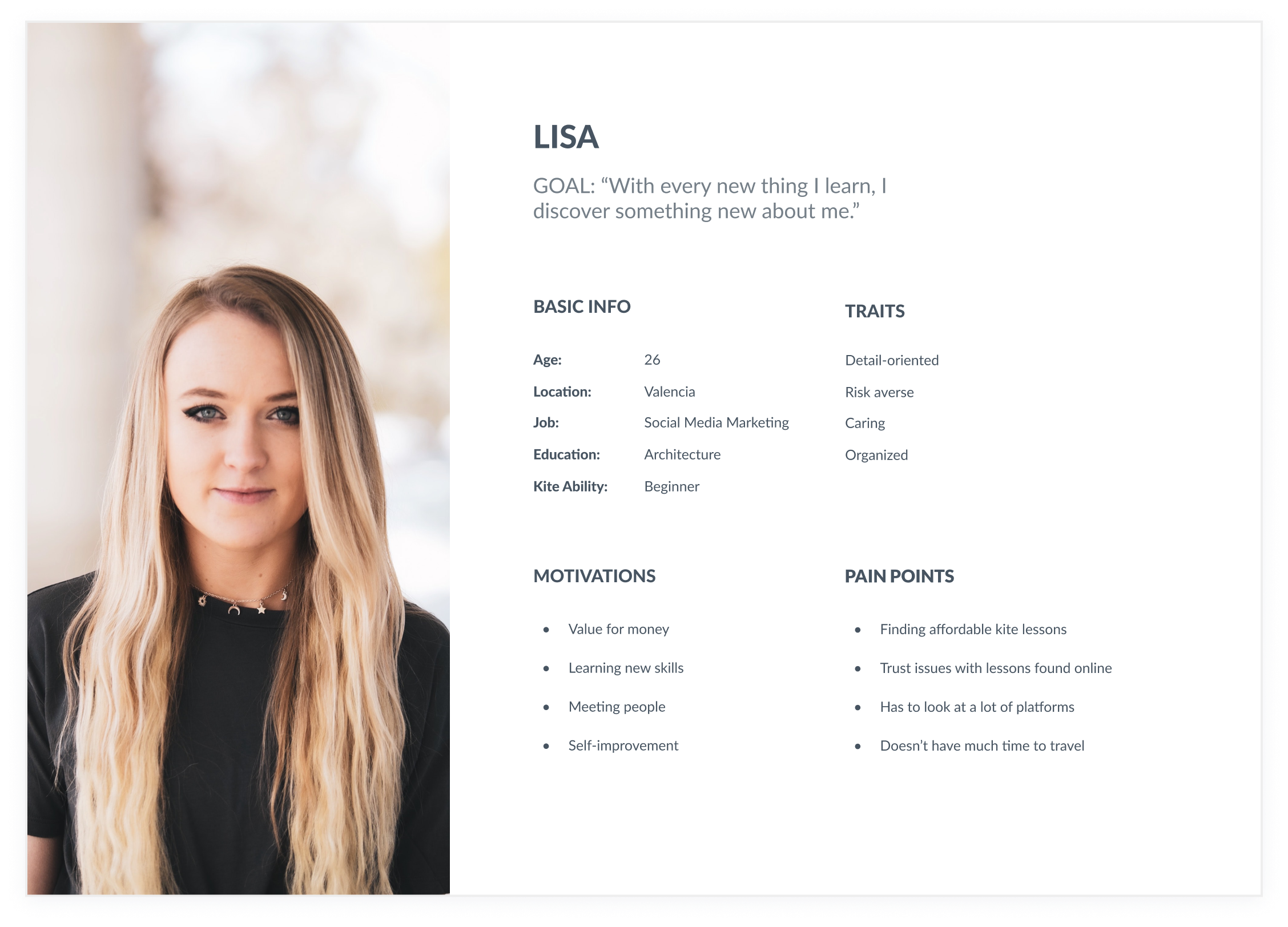 Screen design displayed in a mockup